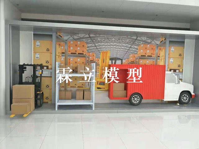 霍尼韋爾館——貨車模型、叉車模型